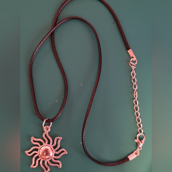 Stainless Steel Sun Necklace - Picture 2 of 4